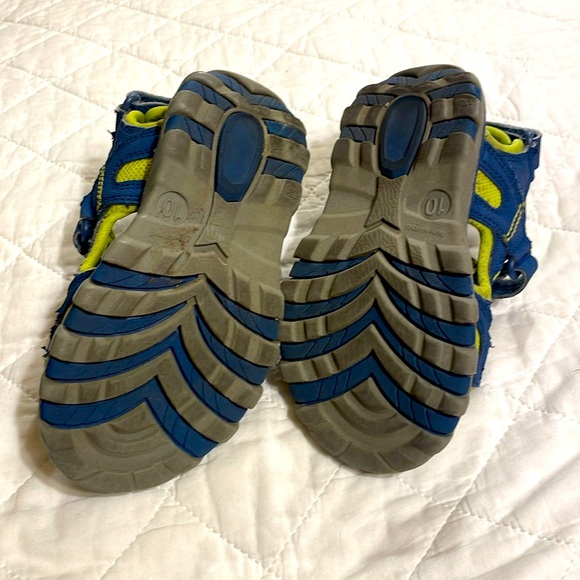 Toddler Sandals 10T Blue&Green - Picture 2 of 3